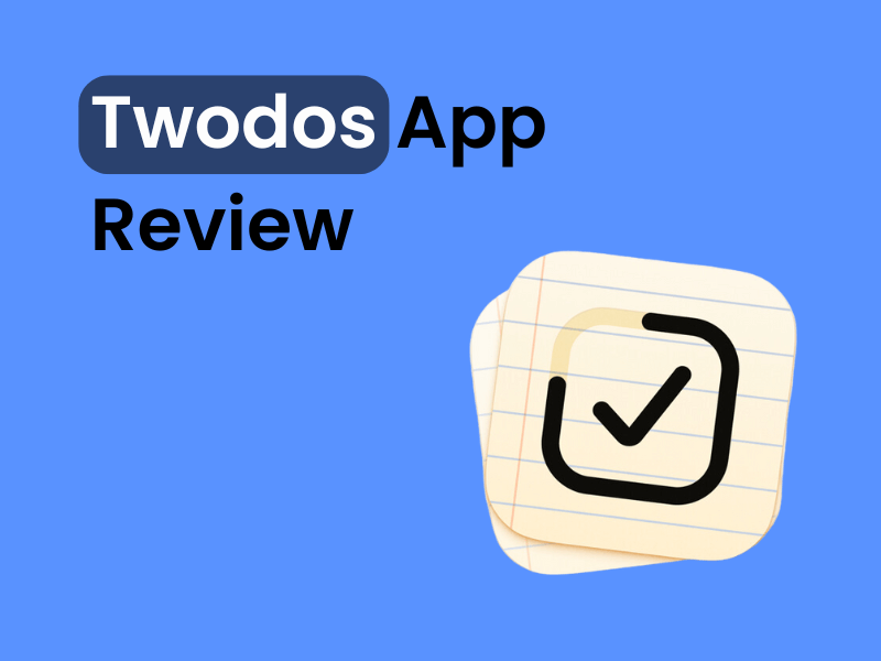 Featured image for a blog post reviewing the Twodos app